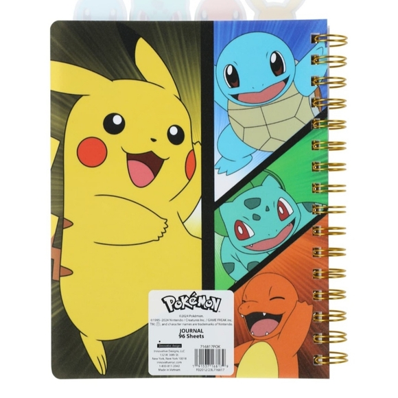 Pokemon Journal Book With Tab Dividers NWT - Picture 4 of 4
